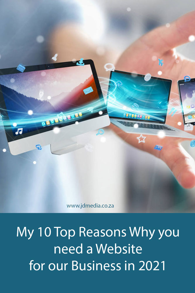 Here are my 10 Top reasons Why we all Need a Website for our Business in 2021
