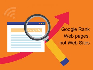 Did you know, Google Ranks Web pages, Not Websites?