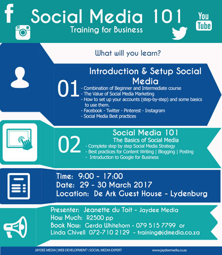 2 Day Social Media 101 Workshop