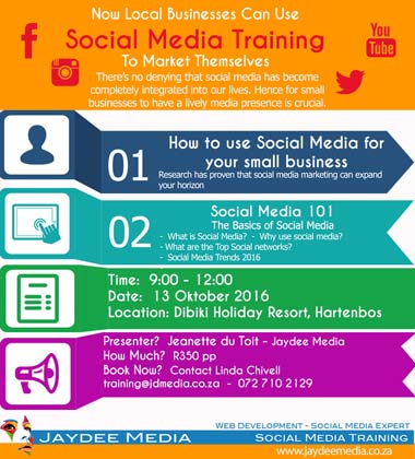 How to use Social Media for your Small business - Training Seminar