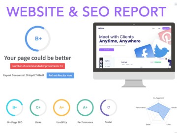 We provide a Website and SEO Audit Report